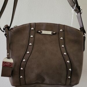 Elegant Taupe Shoulder Bag